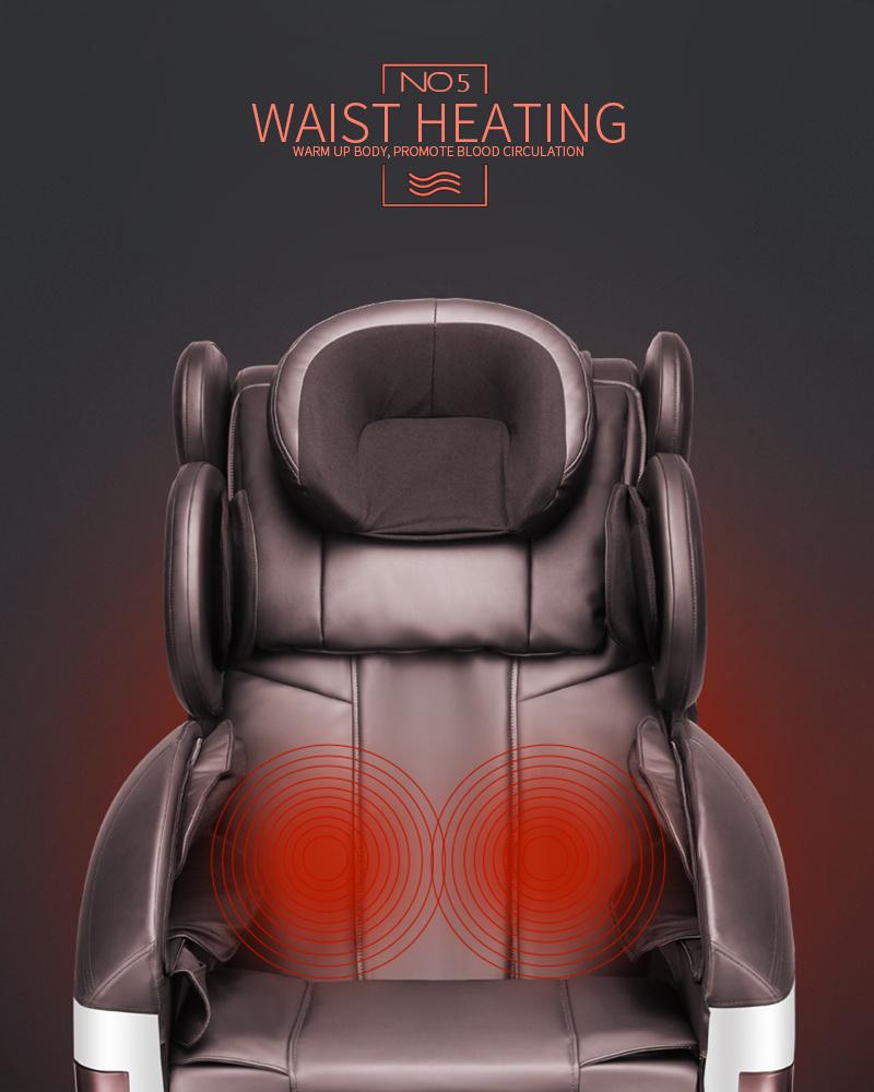 Latest S-Track Zero Gravity Shiatsu Electric Massage Chair