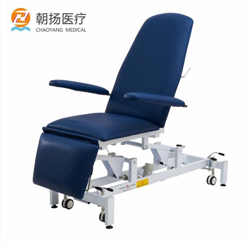 Hospital Professional Equipment Electric Control Blood Collection Chair