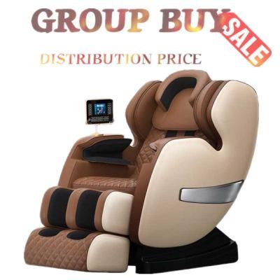 Foot Massager Machine with Heat Kneading Massagers China Massage Chair 4D Zero Gravity Luxury with Stretch