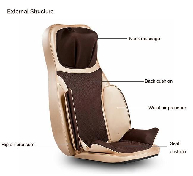 Shiatsu Heating Back Air Pressure Massager Cushion