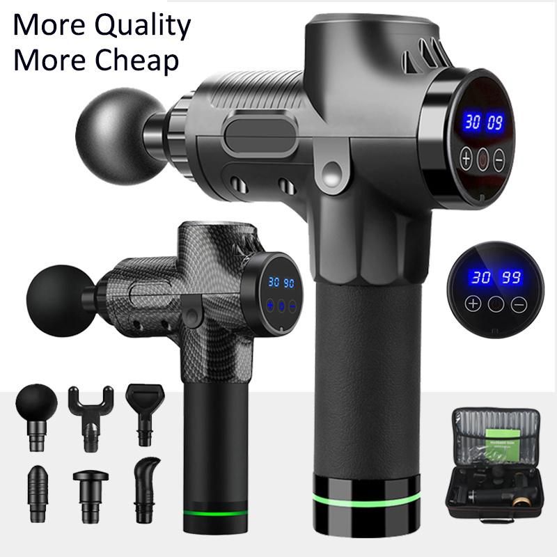 Massage Gun Fascia Gun Deep Muscle Relax Massage Gun Electric Massager Fitness Equipment with Low Noise