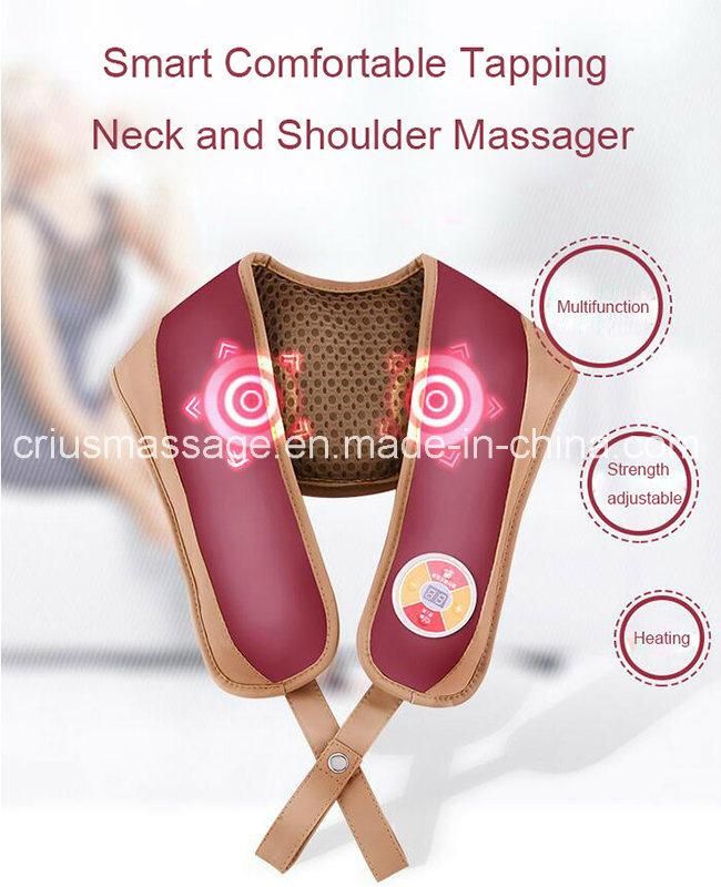 Hot Sale Shiatsu Heated Neck and Shoulder Massager