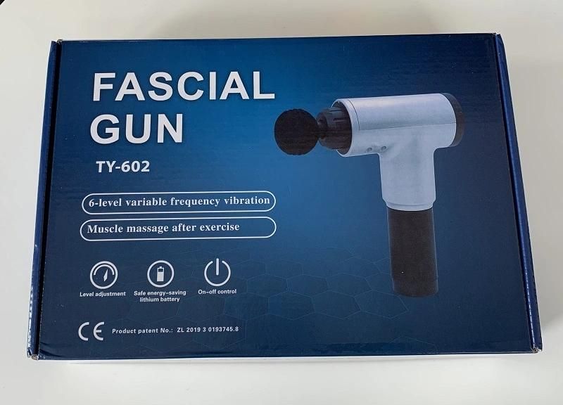 Massage Gun-Powerful Portable Handheld Cordless Deep Tissue Muscle Massager for Pain Relief with 6 Levels for Relax