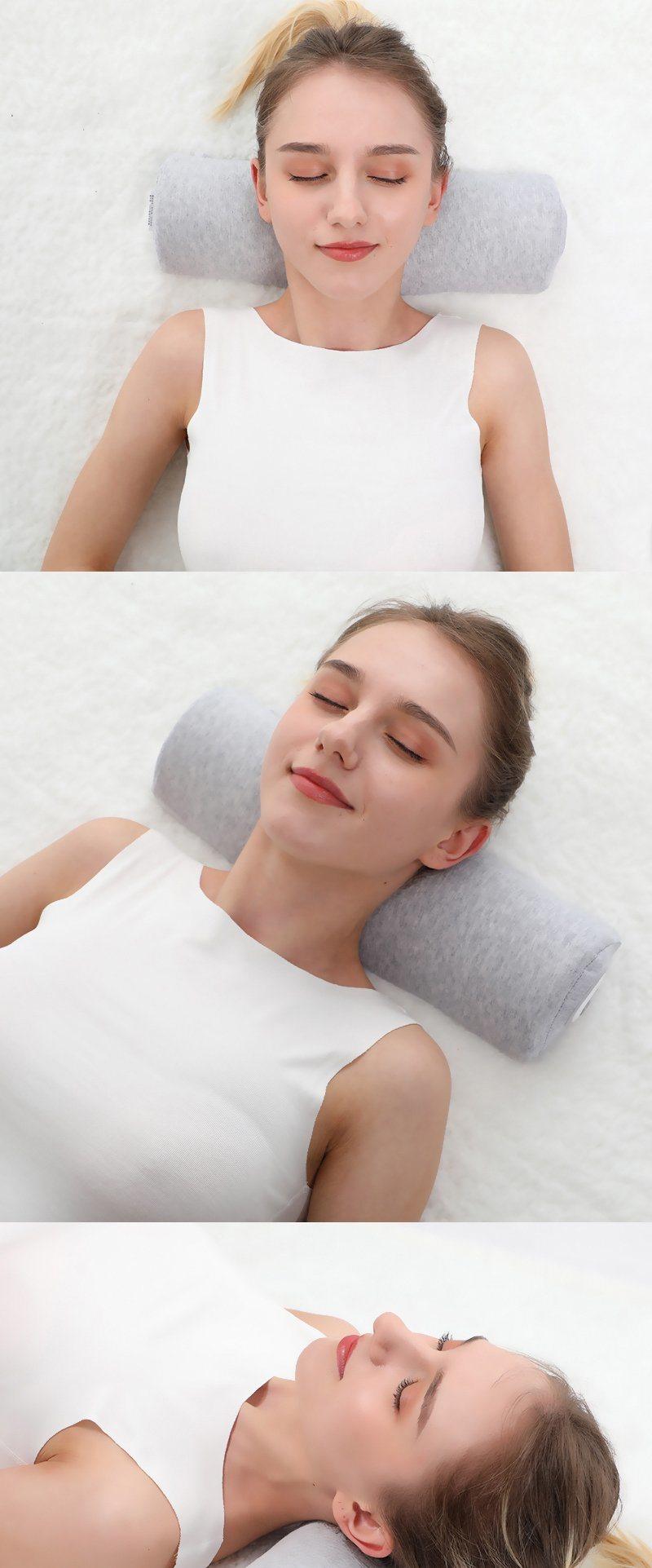 Pop Relax Relief Pain Massage Neck Pillow for Neck Relax Latest Memory Foam Vibration Massage