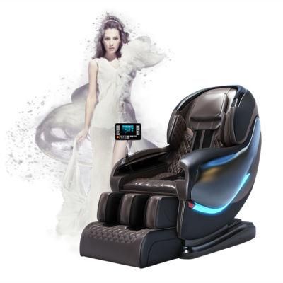 Ebso Display LCD Remote Control Luxury 4D Foot SPA Factory Price Kneading Shiatsu Blue-Tooth Full Body Massage Chair
