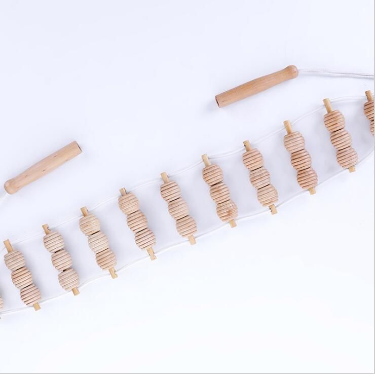 Amazon Hot Selling Back Wood Mssager, Body Sap Roller Massager Belt