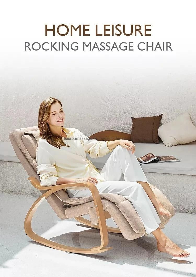 Q6yl Living Room Chair Rocking Massage Chair Vibrating Massage Furniture Fabric Mini Massage Chair