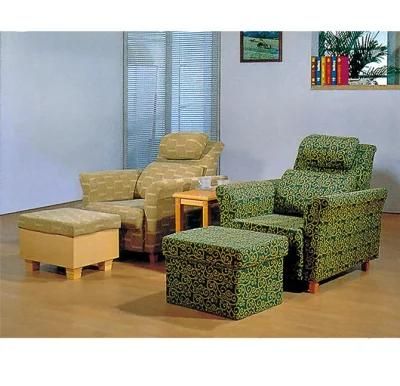 Patterned Lazy Sofa with Soft and Comfortable Fabric Material