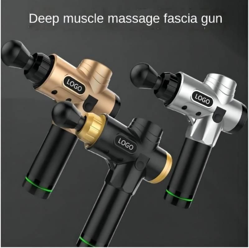 Portable Multifunction Deep Muscle Fascia Gun Vibrationmachine Gym Body Muscle Therapy Deep Tissue Heating Massage Gun