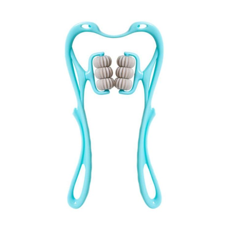 Rolling Massager Six-Wheel Cervical Spine Multifunctional U-Shaped Neck Kneading Clamp Wyz15305