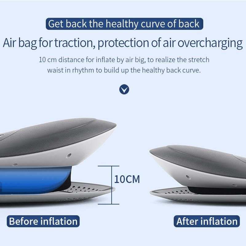 Massage Lumbar Vibration Heat Air Traction Massage Lower Back Lumbar Massager Traction Device