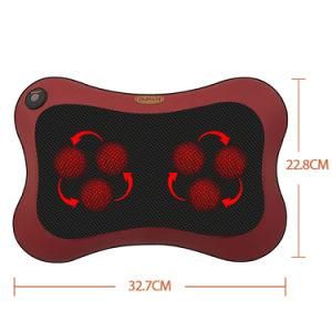 Travel Car Home Kneading Butterfly Neck Shoulder Back Heated Small Shiatsu Massage Pillow