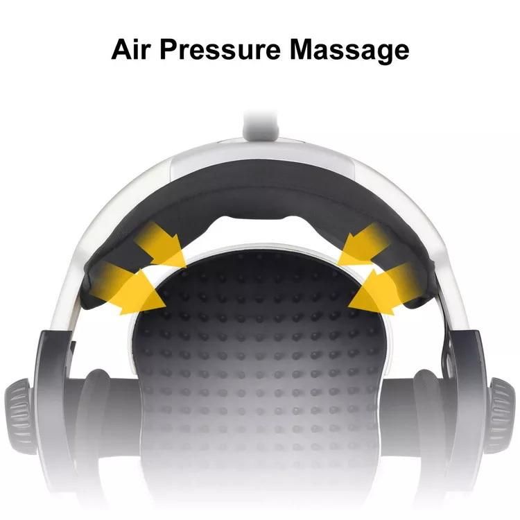 China Factory Wholesale Automatic Air Pressure Hemelt Head Massager with Electric Vibrating