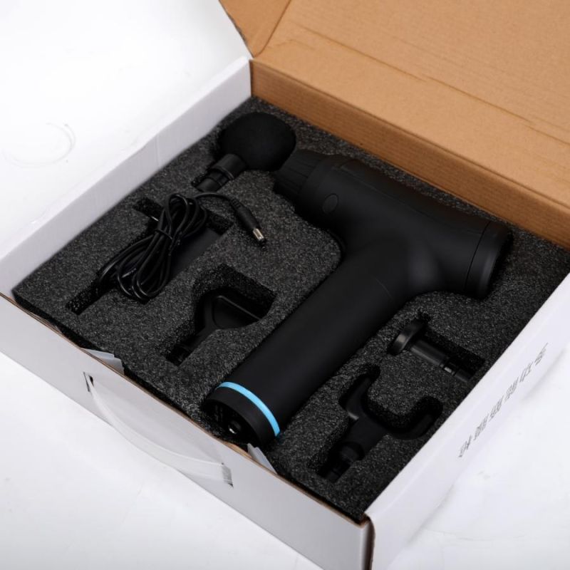 New Black PRO Muscle Massage Gun Deep Tissue Percussion Muscle Massager Gun for Athletes Pain Relief Therapy and Relaxation