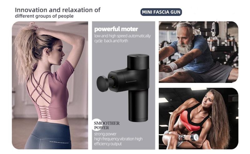 Professional Fascia Gun Household Mini Fitness Muscle Electric Relaxation Massage Gun