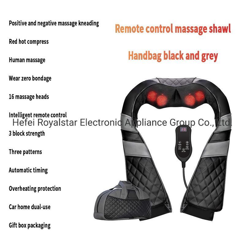 Kneading Massage Shawl Cervical Spine Massager Shoulder Waist Shoulder and Neck Warm Compress