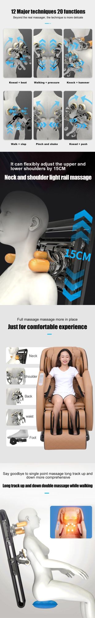 Massage Chair Big Touch Screen Vending Machine Zero Gravity Full Body Shiatsu Recliner Massage Chair
