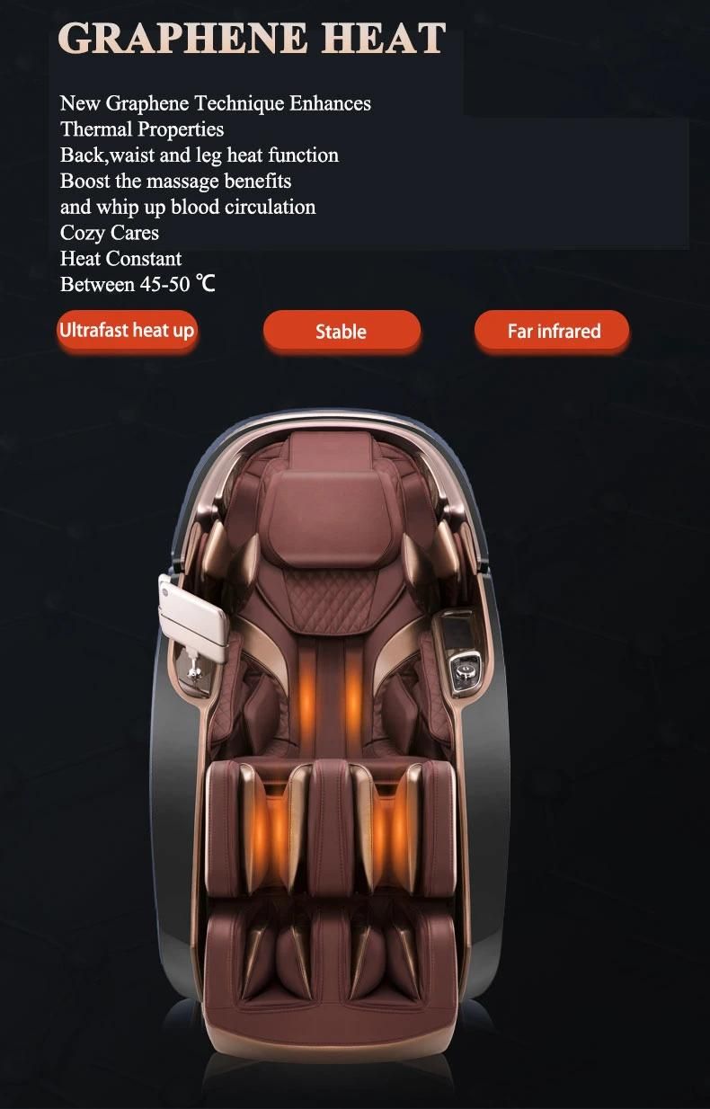 The Latest Innovative Zero Gravity 4D Massage Chair with Short Cut Keys