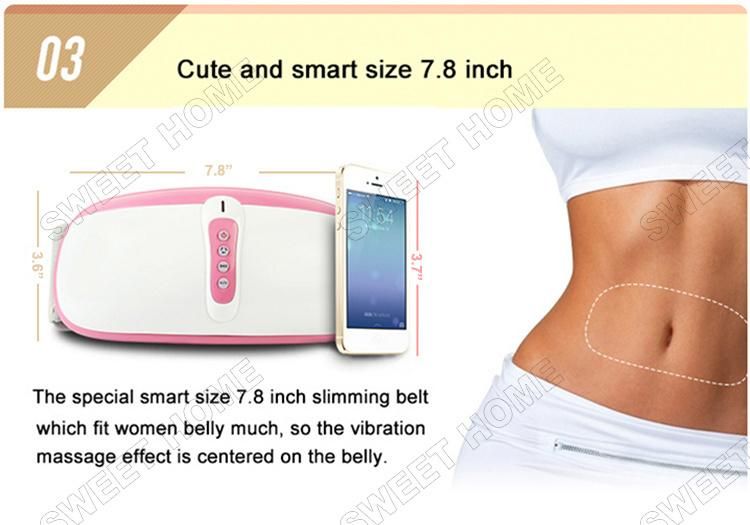 Electric Vibrating Kneading Shiatsu and Infrared Heat Belly Fat Burner Slimming Belt Body Massage Machine
