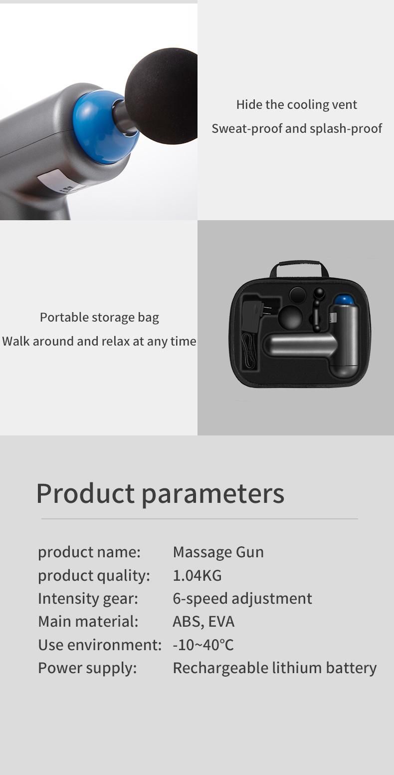 Safe Handheld Home Essentials Percussive Deep Tissue Massage Gun