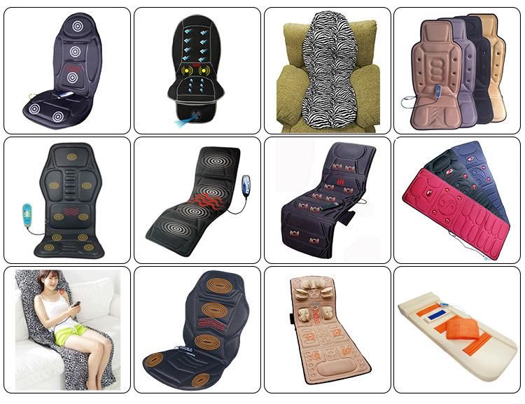 Electric Vibrating and Heat Car Seat Back Body Massage Equipment