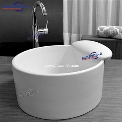 Foot Massage Pedicure SPA Basin Bowl Sink with Jet and Faucet