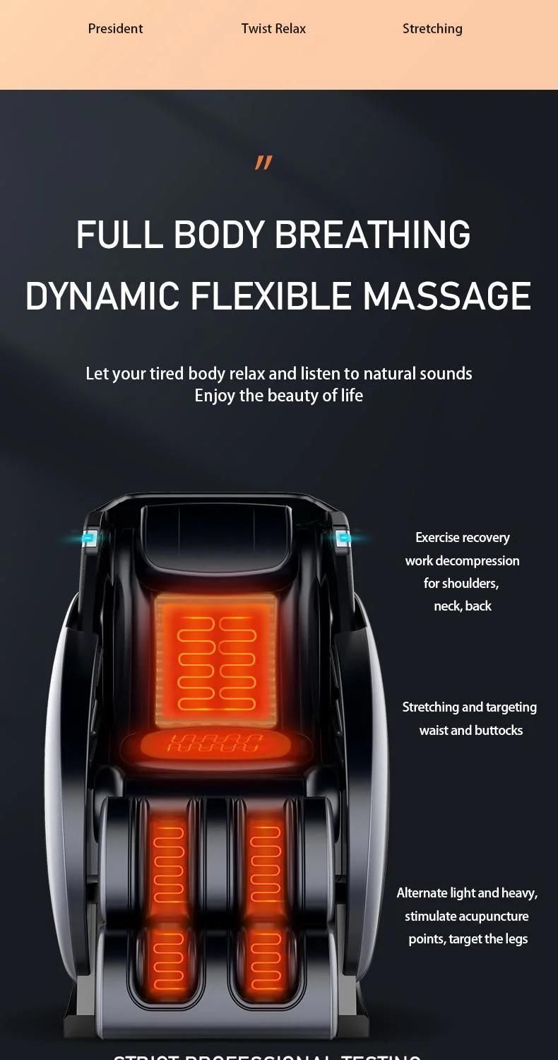 S&L Track Massage Chair 4D Zero Gravity Full Body Massage Foot Massager