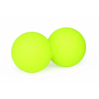 Silicone Peanut Double Massage Lacrosse Ball