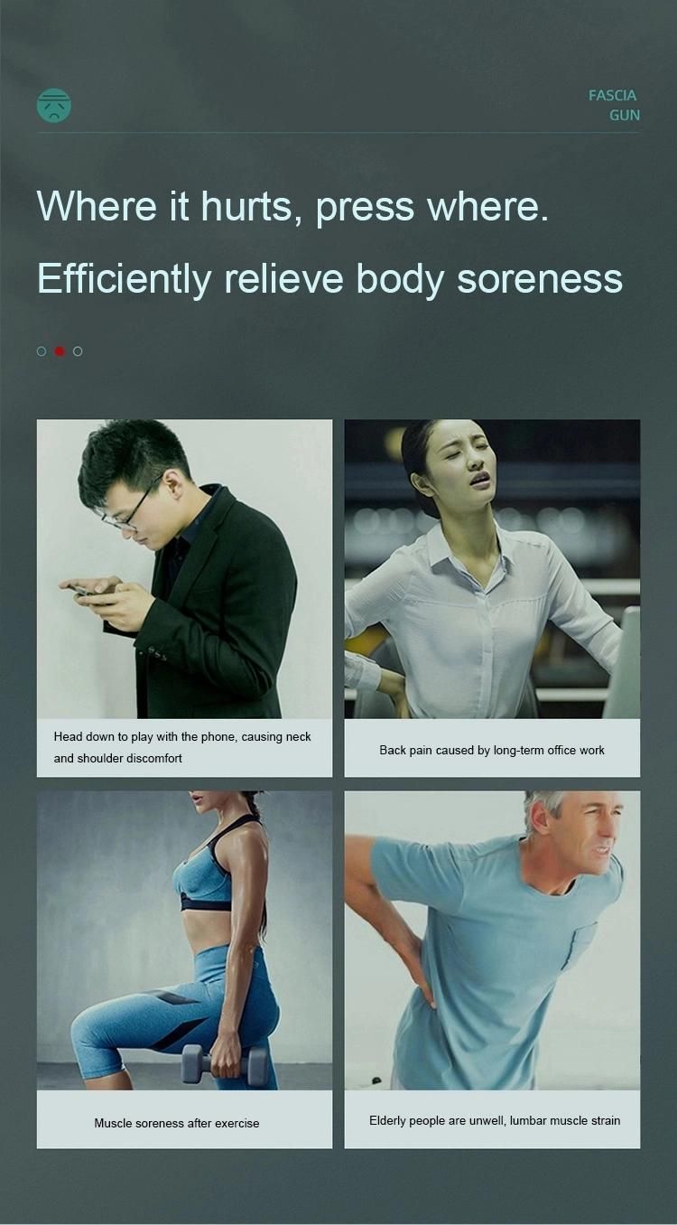 Cordless Handheld Power Deep Tissue Percussive Body Muscle Massage Gun