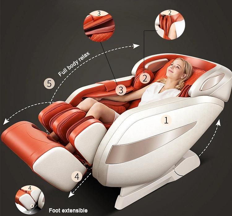 Electric Luxury 3D Full Body Shiatsu 4D Zero Gravity Foot SPA Multifunctional Cheap Massage Chair