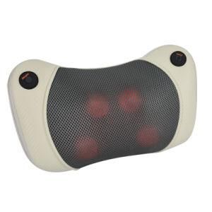 3D Electric Car Rechargeable Neck Shiatsu Massage Pillow with Heat