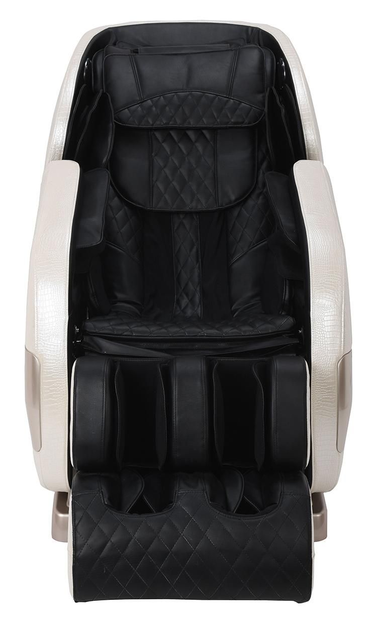 Electric Deluxe Salon Shiatsu Full Body Massage Equipment Infrared 4D Zero Gravity Massage Recliner Chair with Jade Rollers