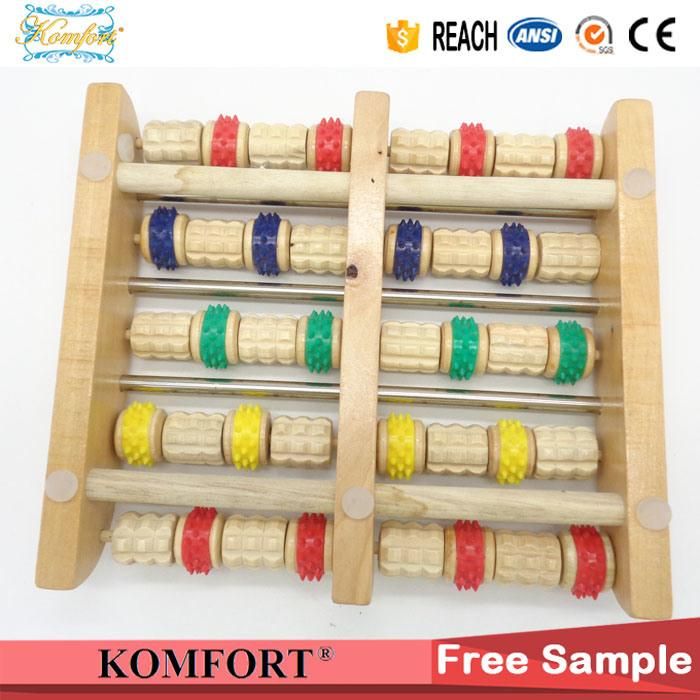 Beauty Products Skin Care Wooden Foot Massage Equipment Roller