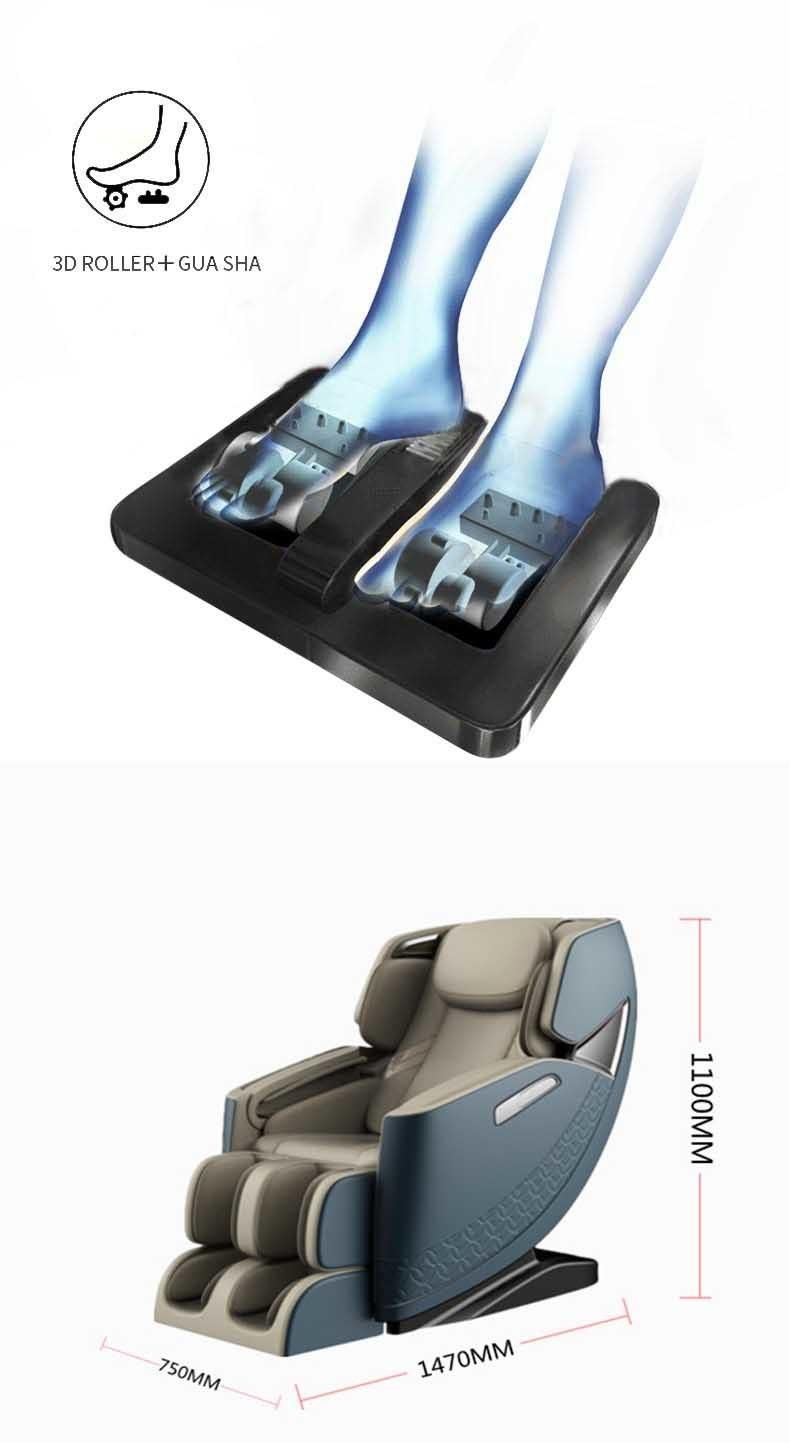 Massage Chair Zero Gravity Luxury Shiatsu 3D Chair Massage PU Leather