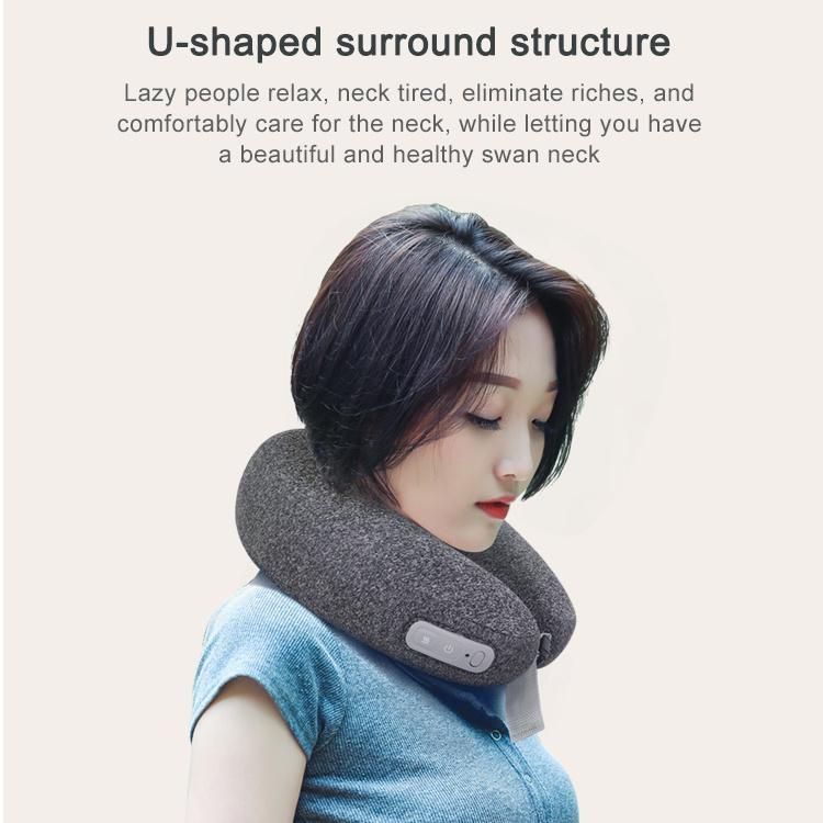 USB Charging Heating Belt Remote Control Four Head Neck Massage