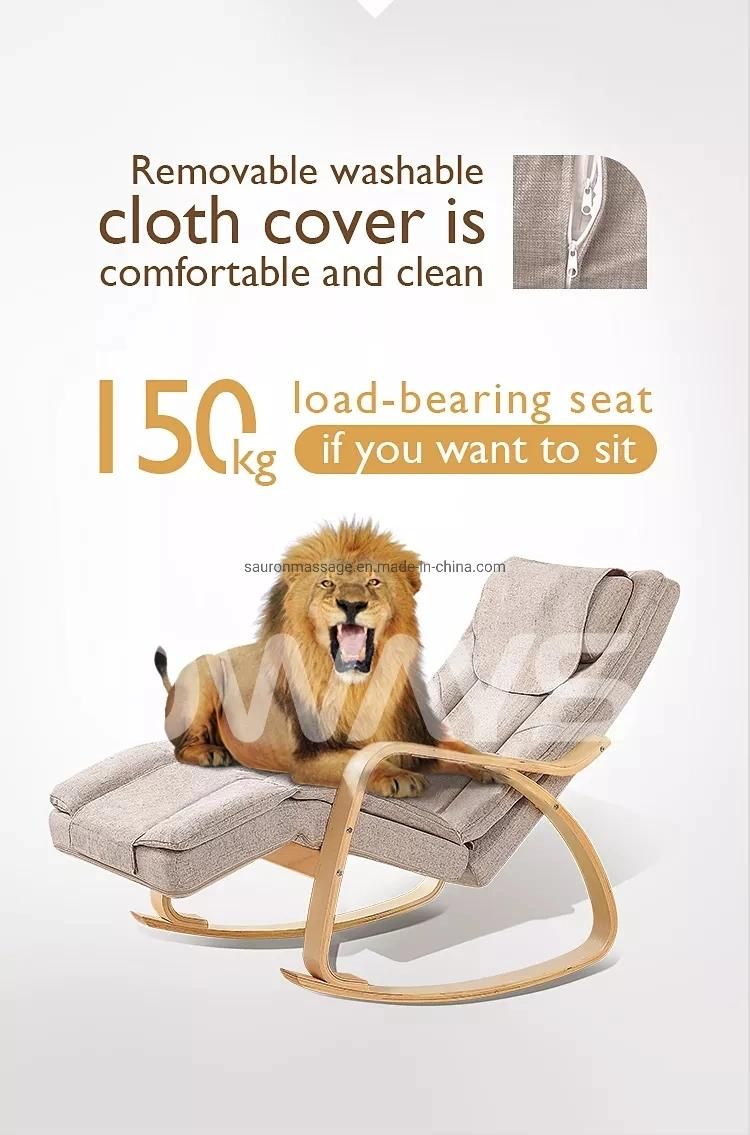 Q6yl Living Room Chair Rocking Massage Chair Vibrating Massage Furniture Fabric Mini Massage Chair