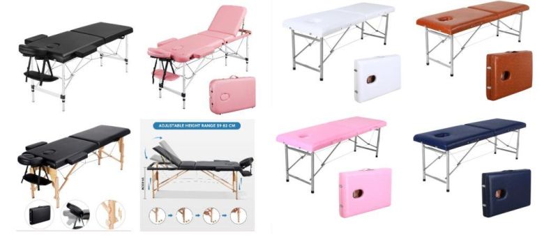 SPA Beauty Adjustable Portable Fold Massage Table