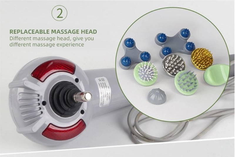 Portable 7 in 1 Infrared Massage Hammer Stick Magic Body Massager