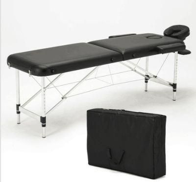 Portable Massage Table Bed Aluminum Folding Massage Bed Easy-to-Carry Massage Table for Beauty Salon SPA