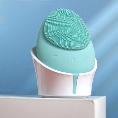 Hot Products Kfa105 Custom Women Beauty Tools/Face Sonic Electric Silicone Facial Cleansing Brush