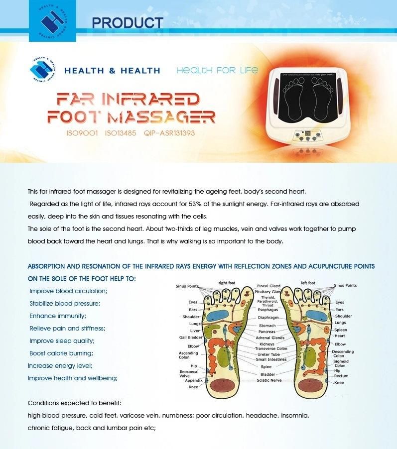 New Product Electric Far Infrared Vibrating Foot Massager Machine