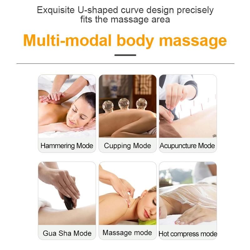 Musle Relaxation with Heat 3D Kneading Massage Shiatsu Neck and Back Massager