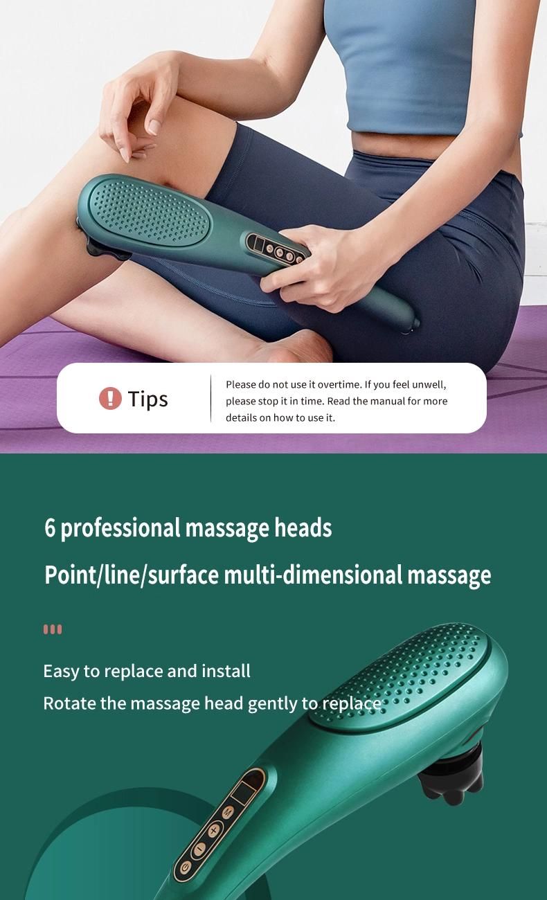 Sport Rechargeable Wireless Handheld Massager for Body Foot Arm Neck