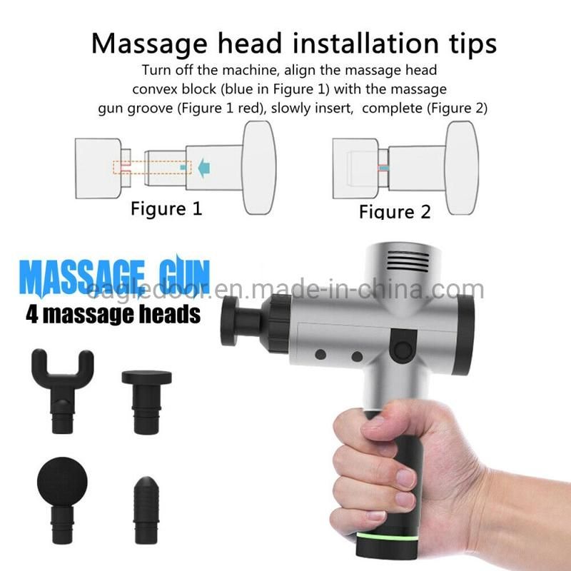 20 Speed Massage Gun Muscle Massager Muscle Pain Management After Training Exercising Body Relaxation Slimming Shaping Pain Relief