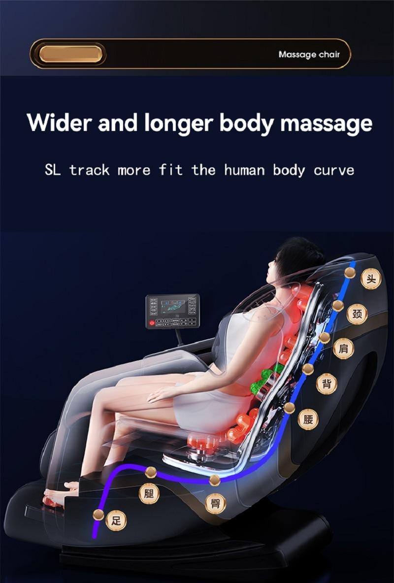 Ax-570 Unique Design Hotsale Wholesale Zero Gravity Recliner Relaxing Touch Office Massage Chair Fuan Fitness