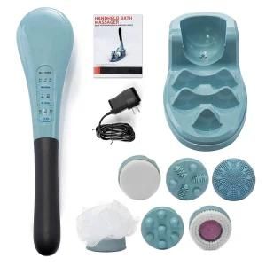 Patent Waterproof Hand Held Electric Vibrate Back Bath Beauty Massager