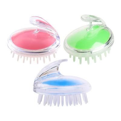 Multifunctional Silica Gel Massage Head Brush Soft Shampoo Brush Comb