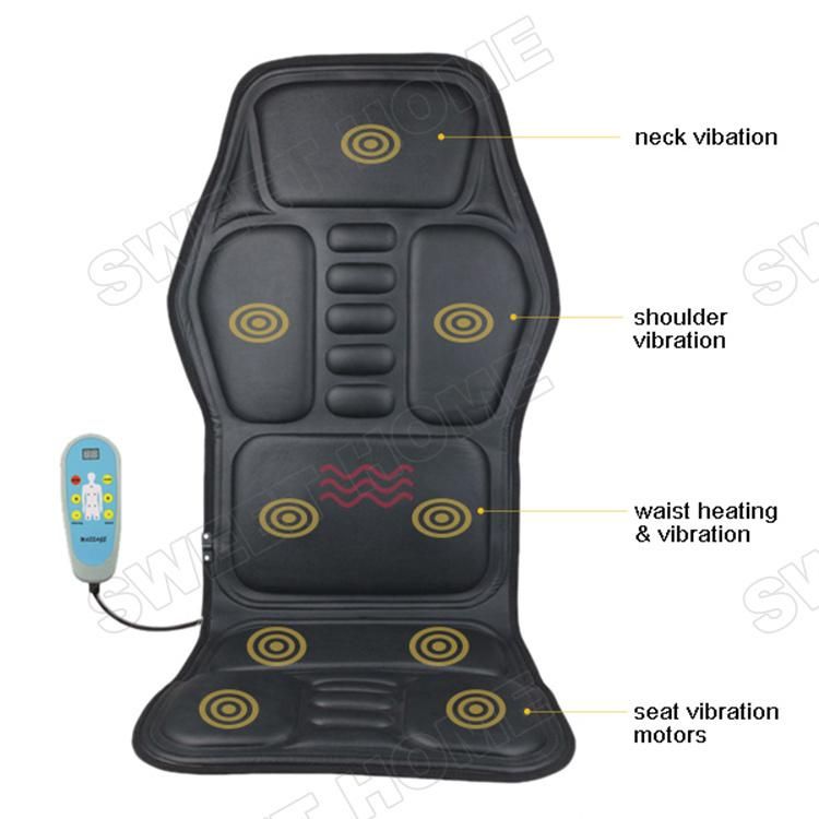 Electric Car Back Shiatsu Vibration Butt Massage Cushion for Chair