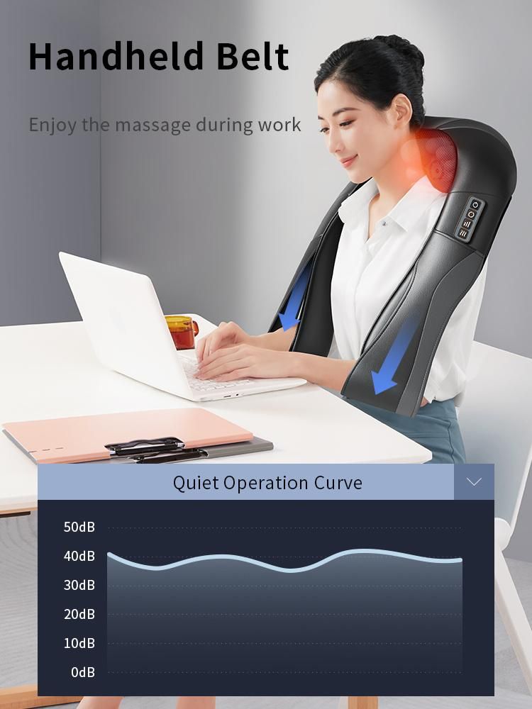 Professional Portable Intelligent Neck Massager Remote Control Neck Shoulder Massager