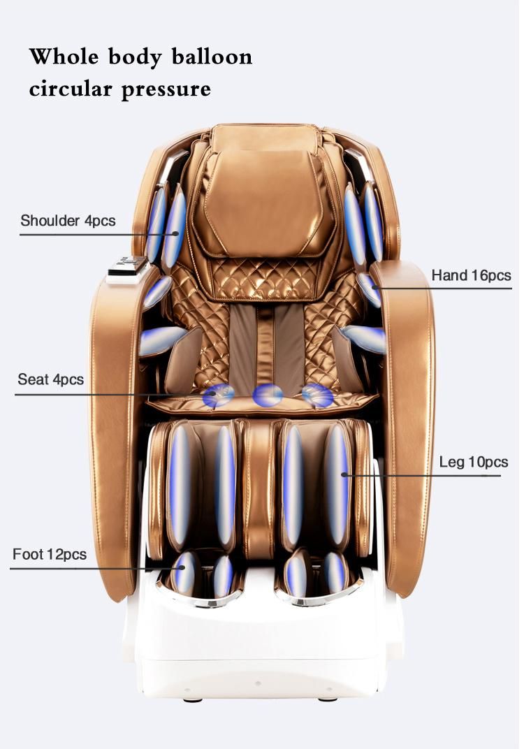 Full Body Care Shiatsu Automatic Airbags Pressure 3D Chair Massage Price